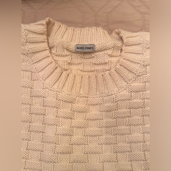 RACHEL COMEY
Datura Knit Sleeveless Top Ecru Size Medium - Picture 2 of 4